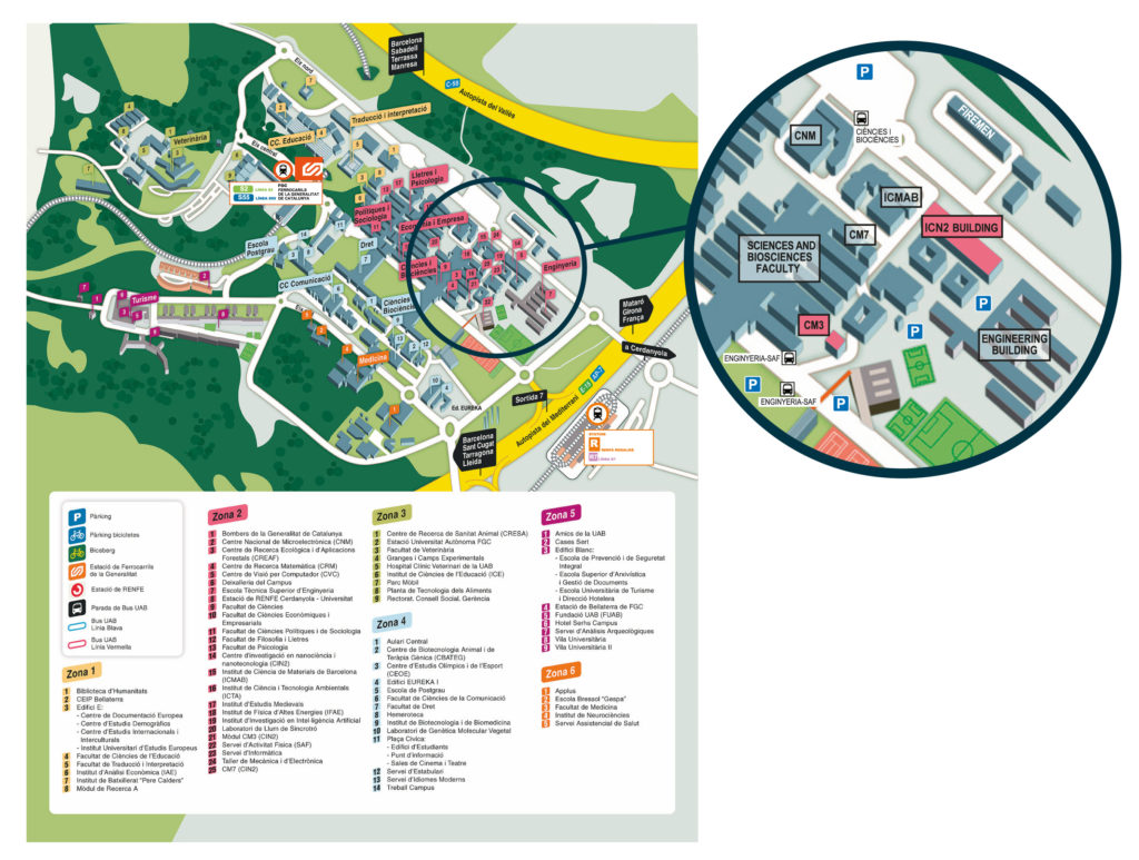 ICN2 Map | Bioelectronics & Biosensors Group